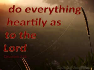 Colossians 3:23